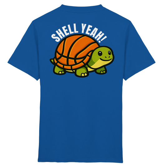 Mr. Turtle Backprint - Kids Organic Shirt