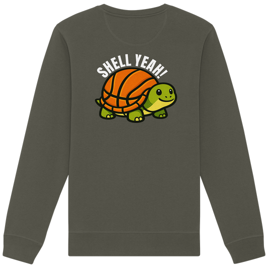 Mr. Turtle Backprint - Organic Basic Unisex Sweatshirt
