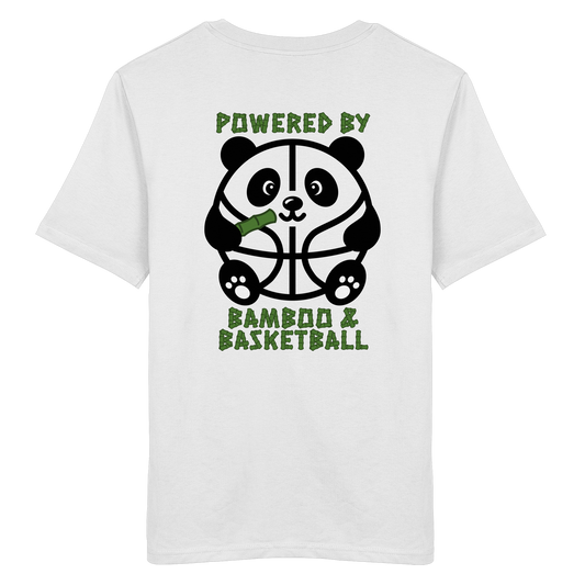 Basketball Panda Backprint - Organic Shirt