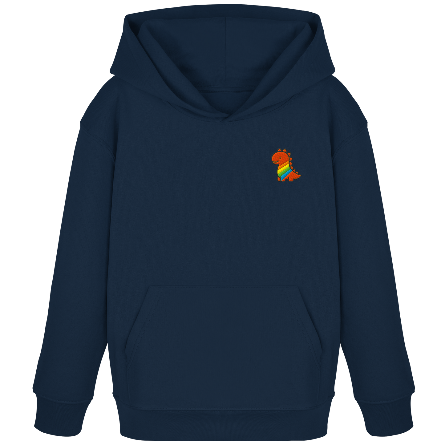 Rainbow Dino - Kids Organic Hoodie