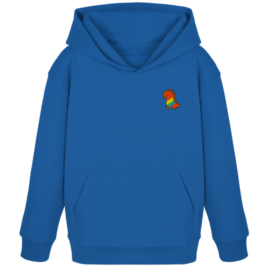 Rainbow Dino - Kids Organic Hoodie