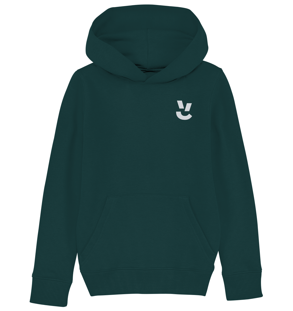 Codistry Logo Weiß - Kids Organic Hoodie