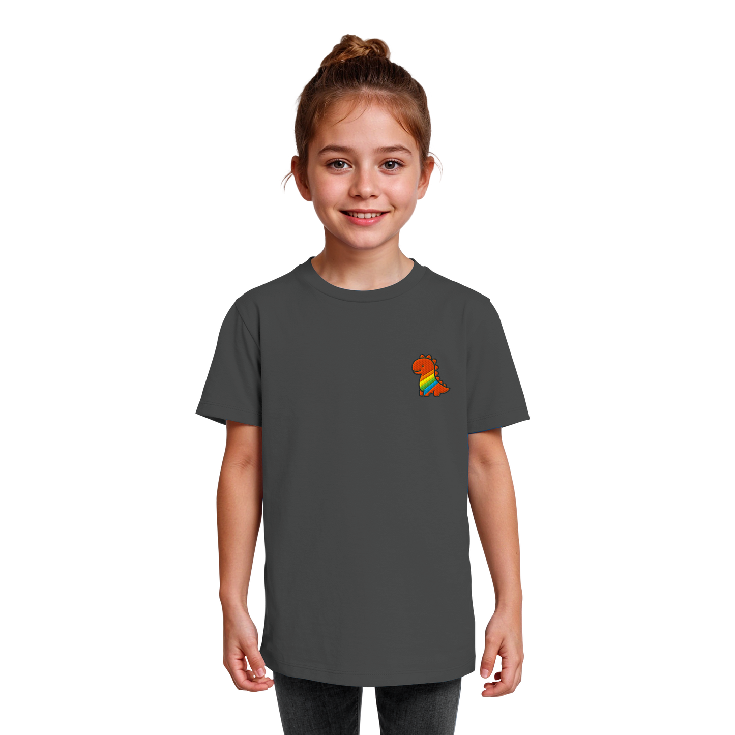 Rainbow Dino - Kids Organic Shirt