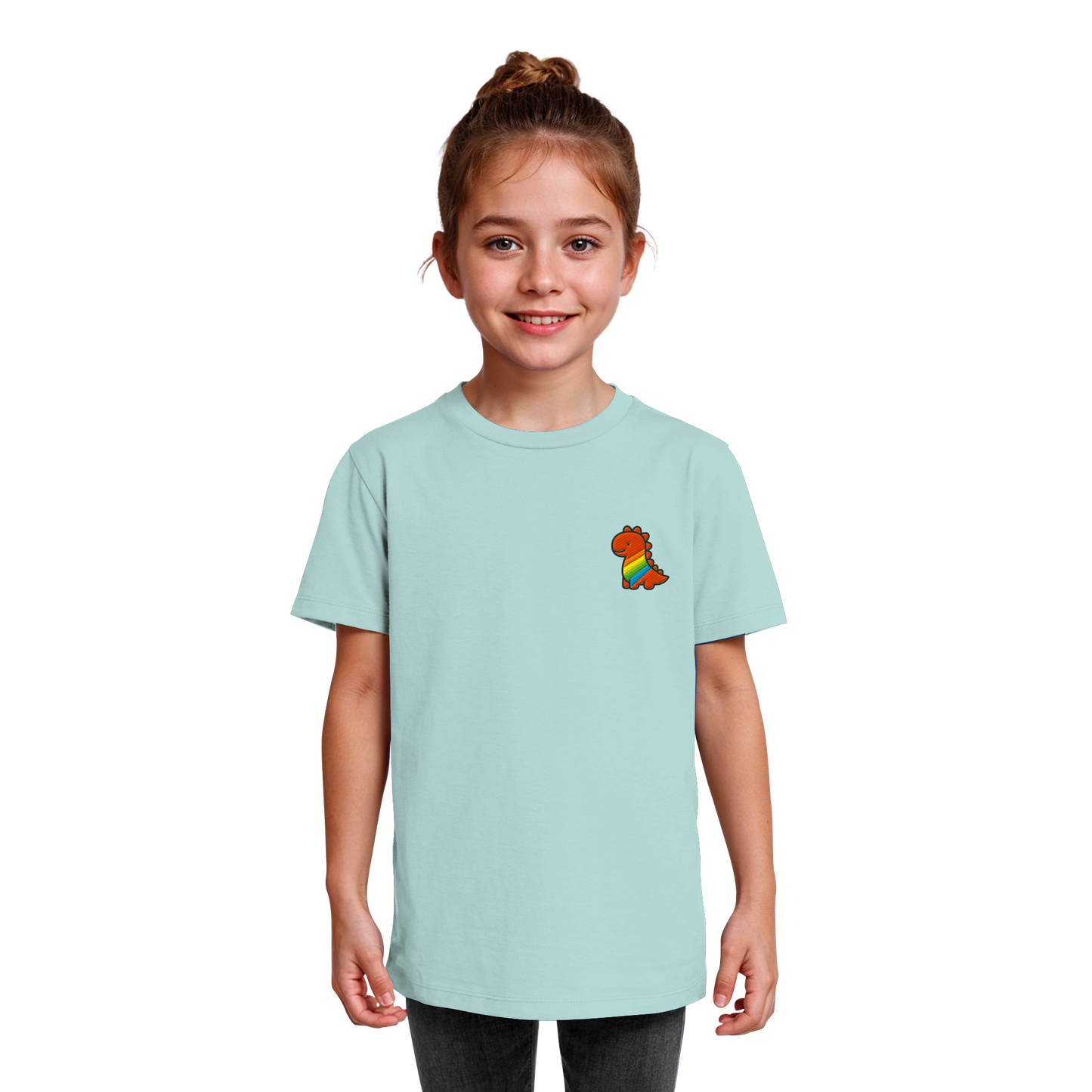 Rainbow Dino - Kids Organic Shirt