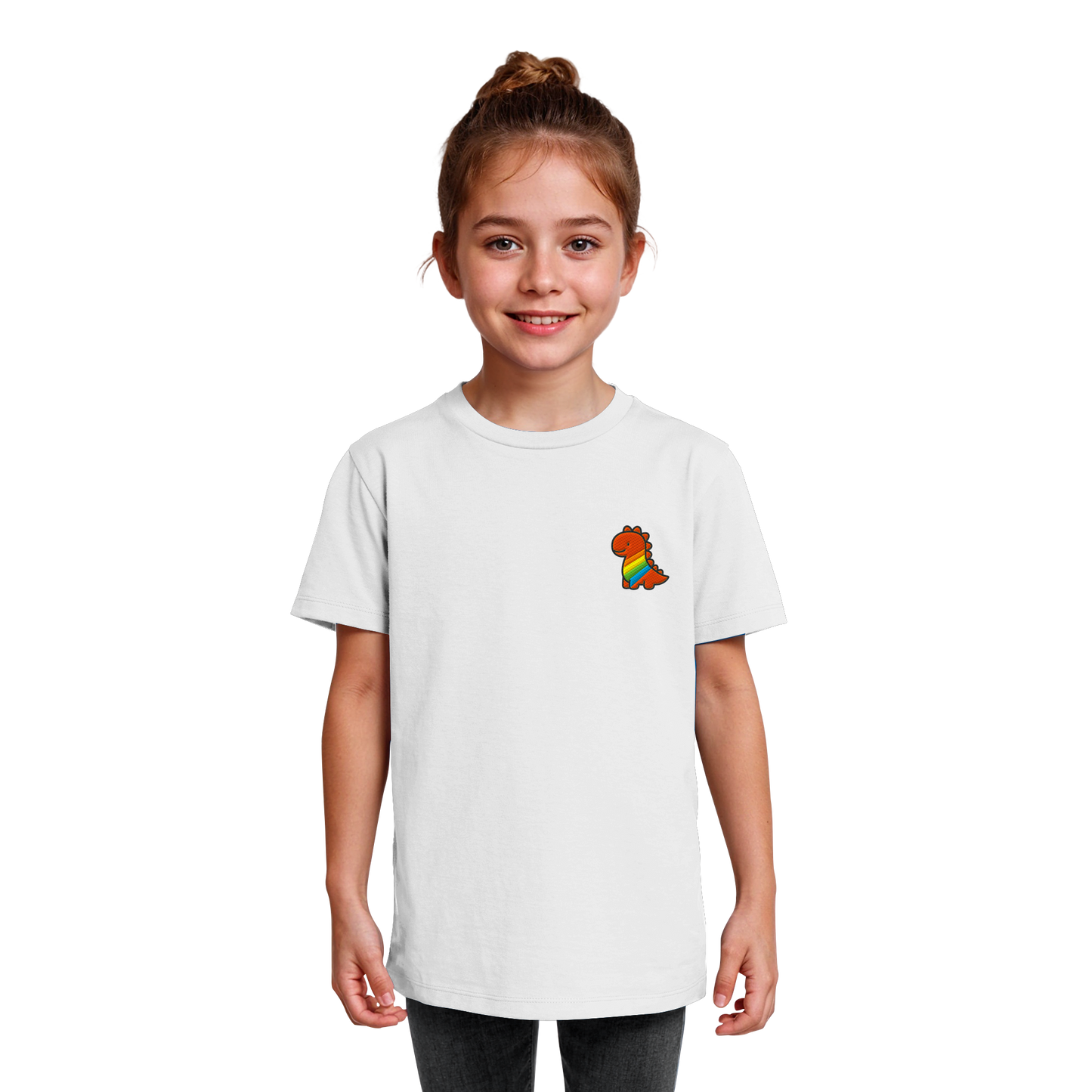 Rainbow Dino - Kids Organic Shirt