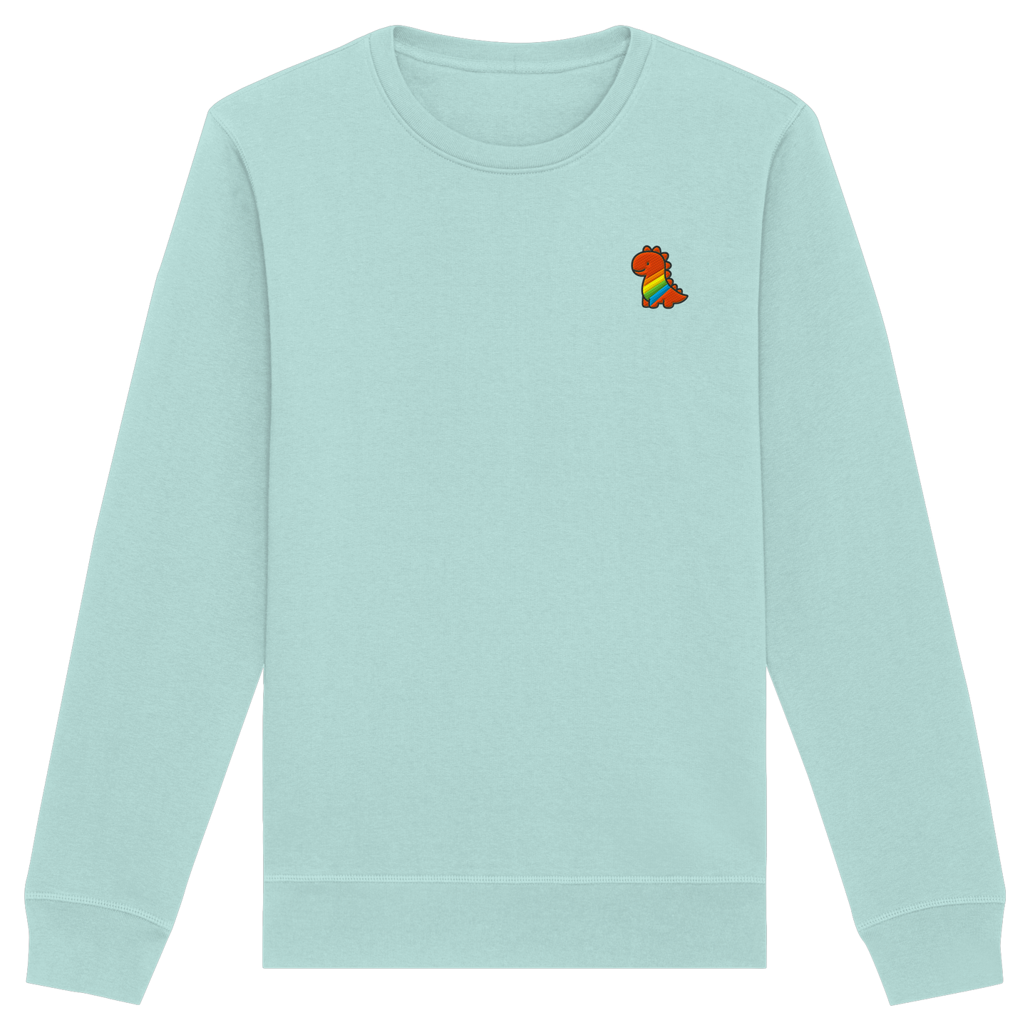 Rainbow Dino - Organic Basic Unisex Sweatshirt