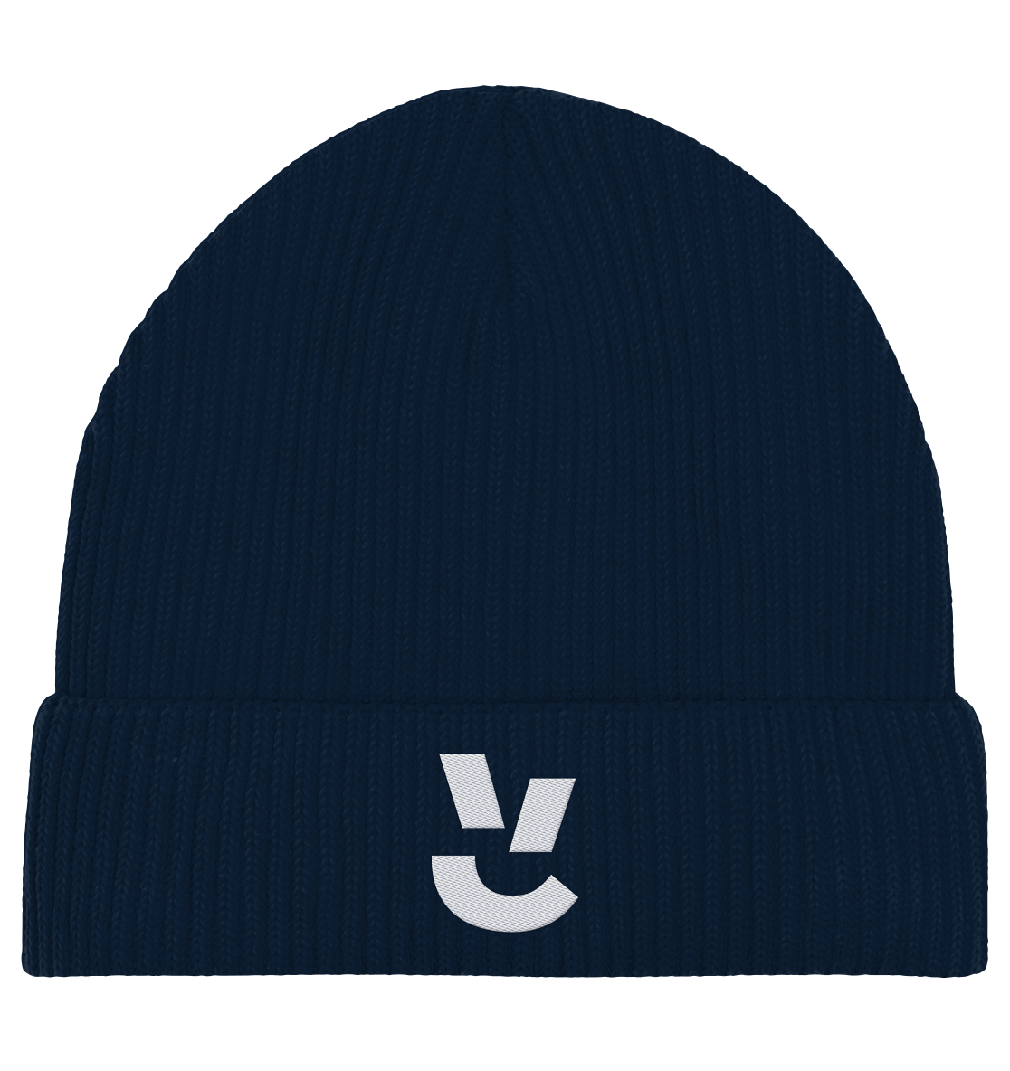Codistry Logo Weiß - Organic Fisherman Beanie