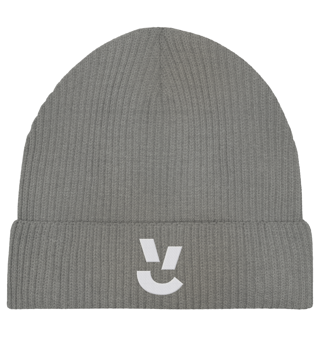 Codistry Logo Weiß - Organic Fisherman Beanie