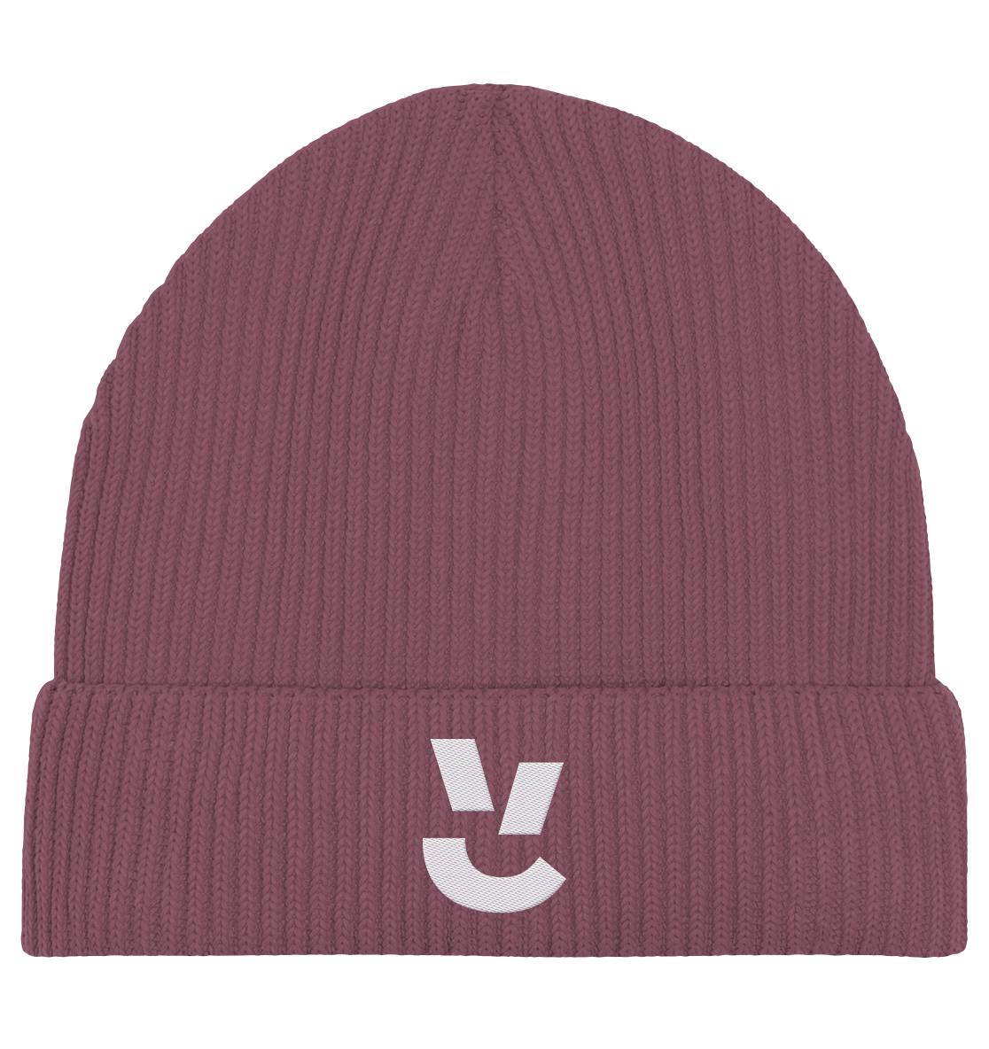 Codistry Logo Weiß - Organic Fisherman Beanie