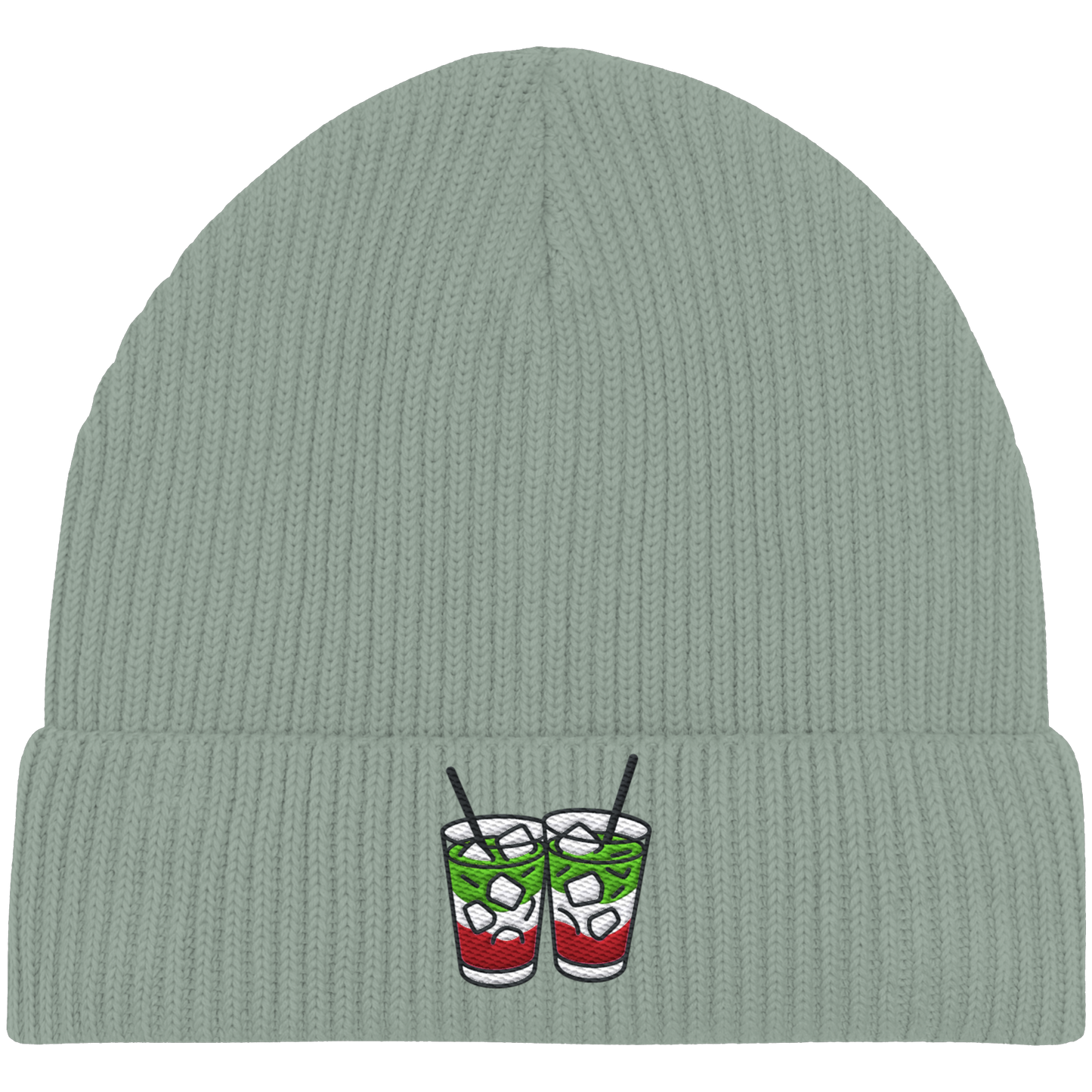 Strawberry Matcha Latte - Organic Fisherman Beanie
