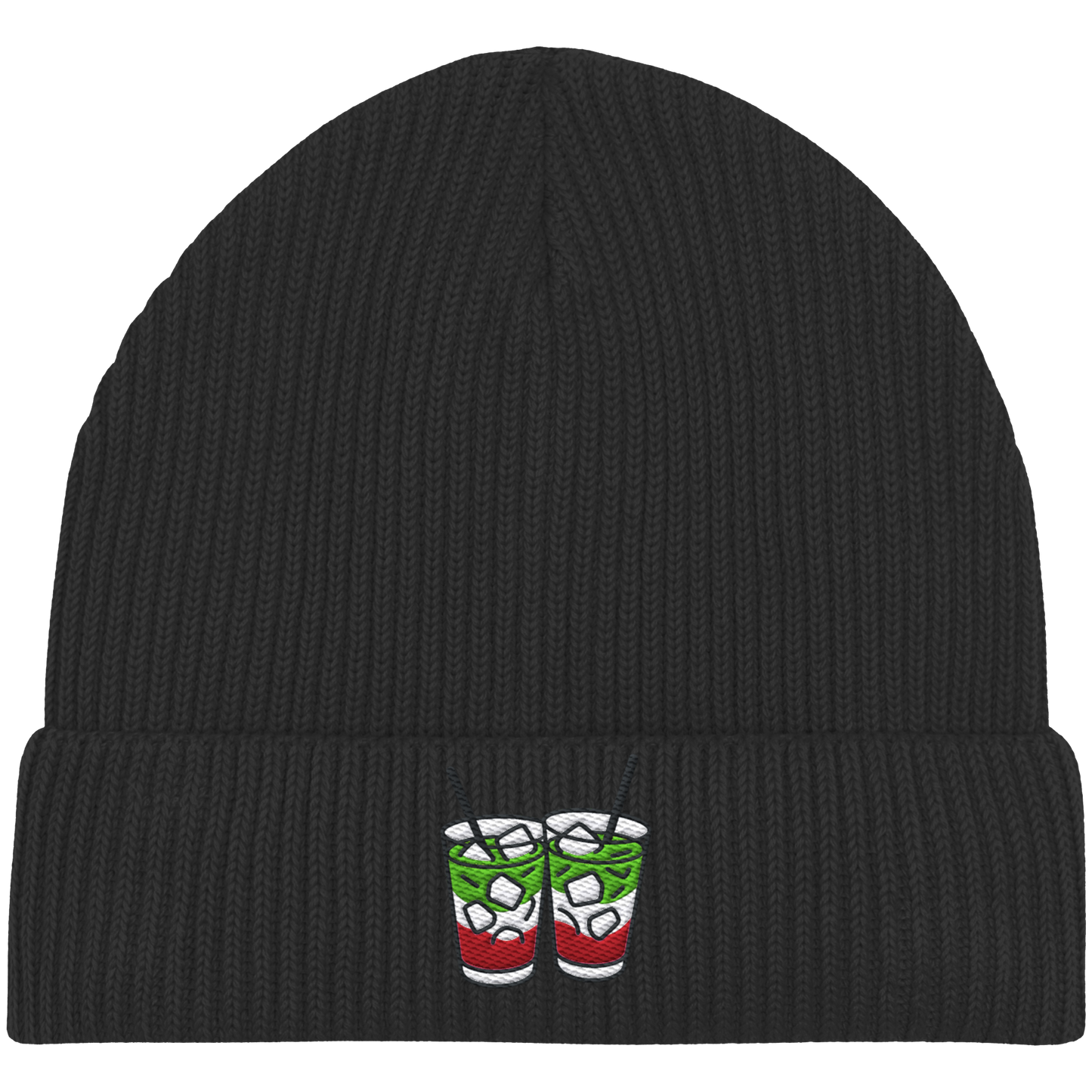 Strawberry Matcha Latte - Organic Fisherman Beanie
