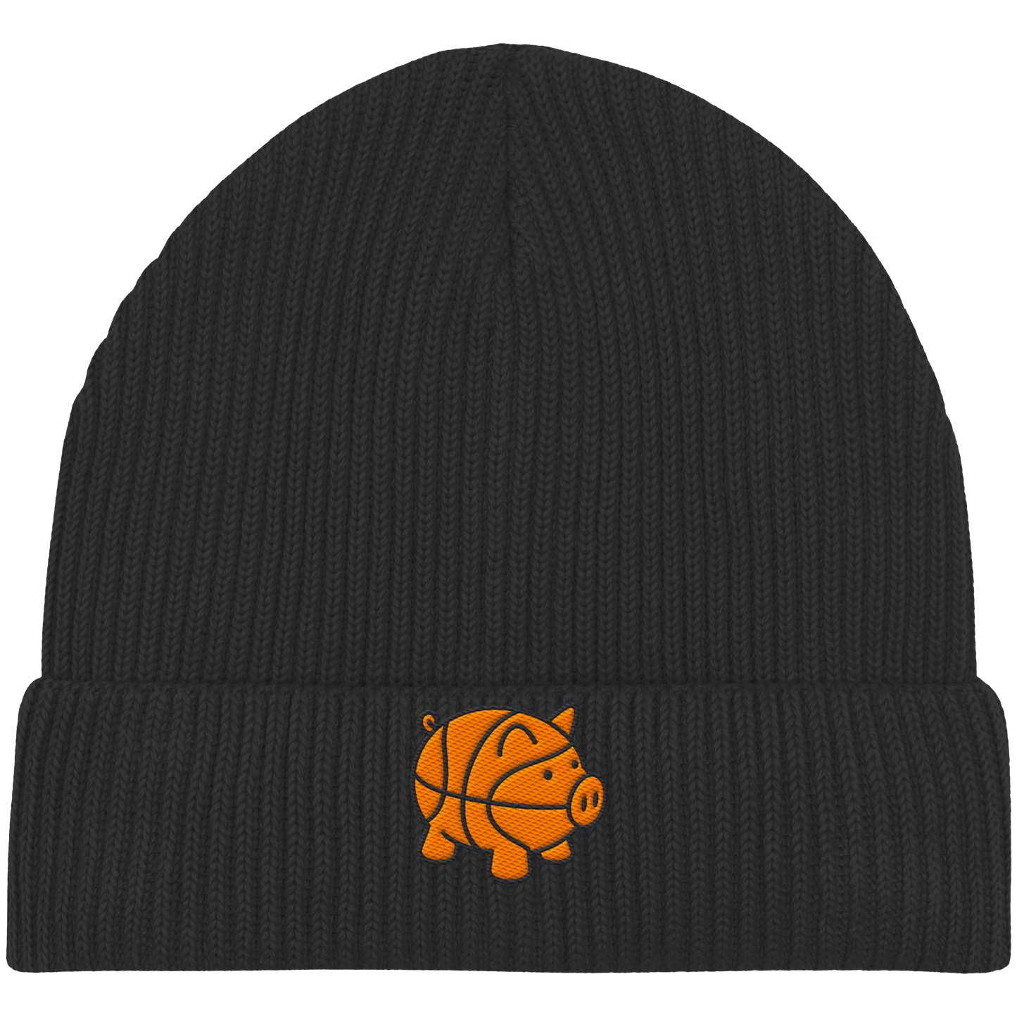 Basketball Piggy - Organic Fisherman Beanie