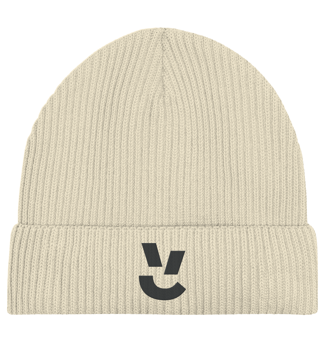 Codistry Logo Schwarz - Organic Fisherman Beanie