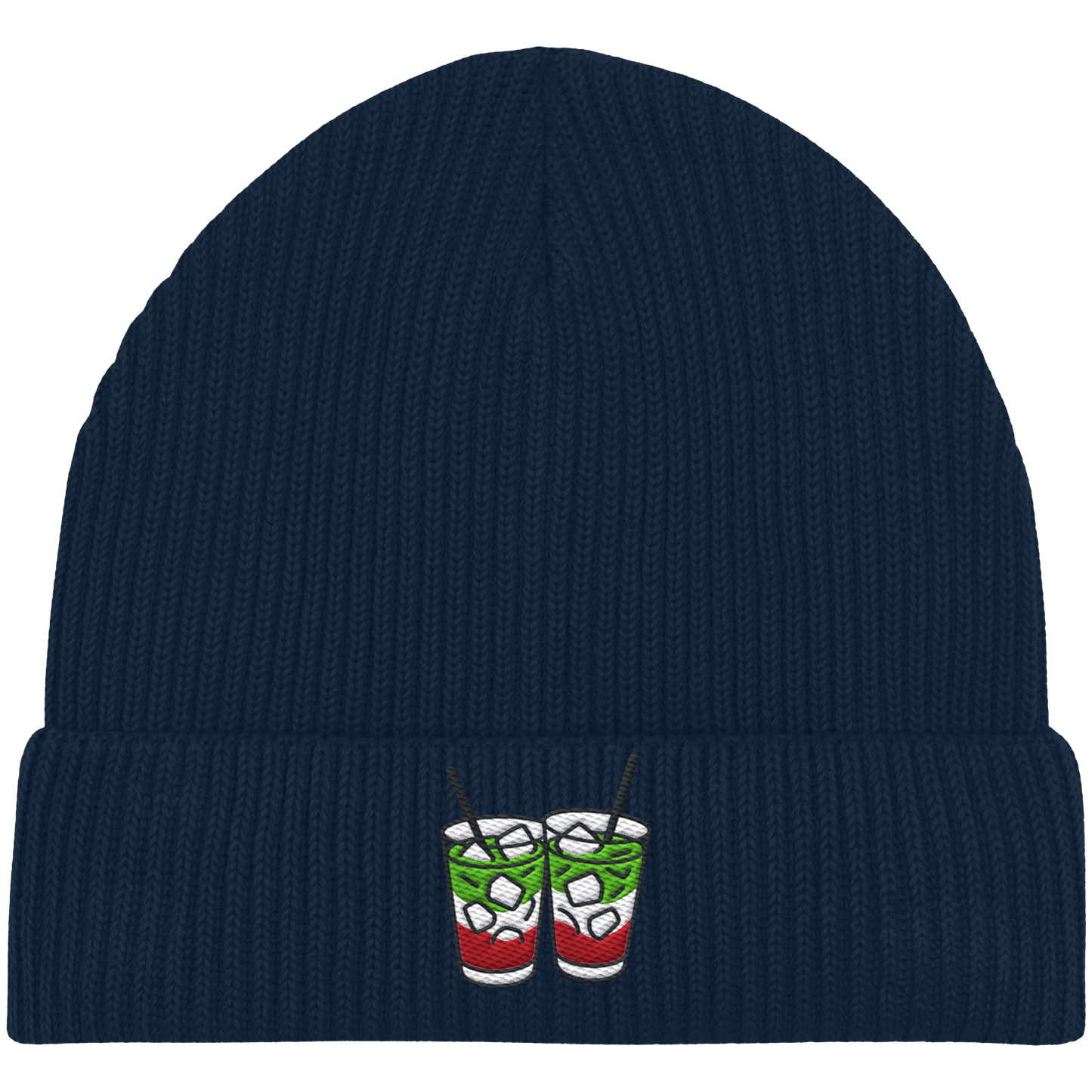 Strawberry Matcha Latte - Organic Fisherman Beanie