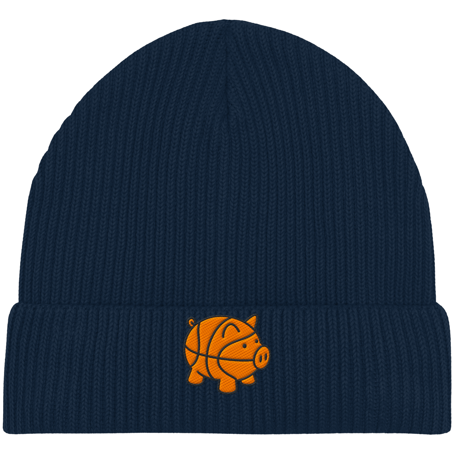Basketball Piggy - Organic Fisherman Beanie