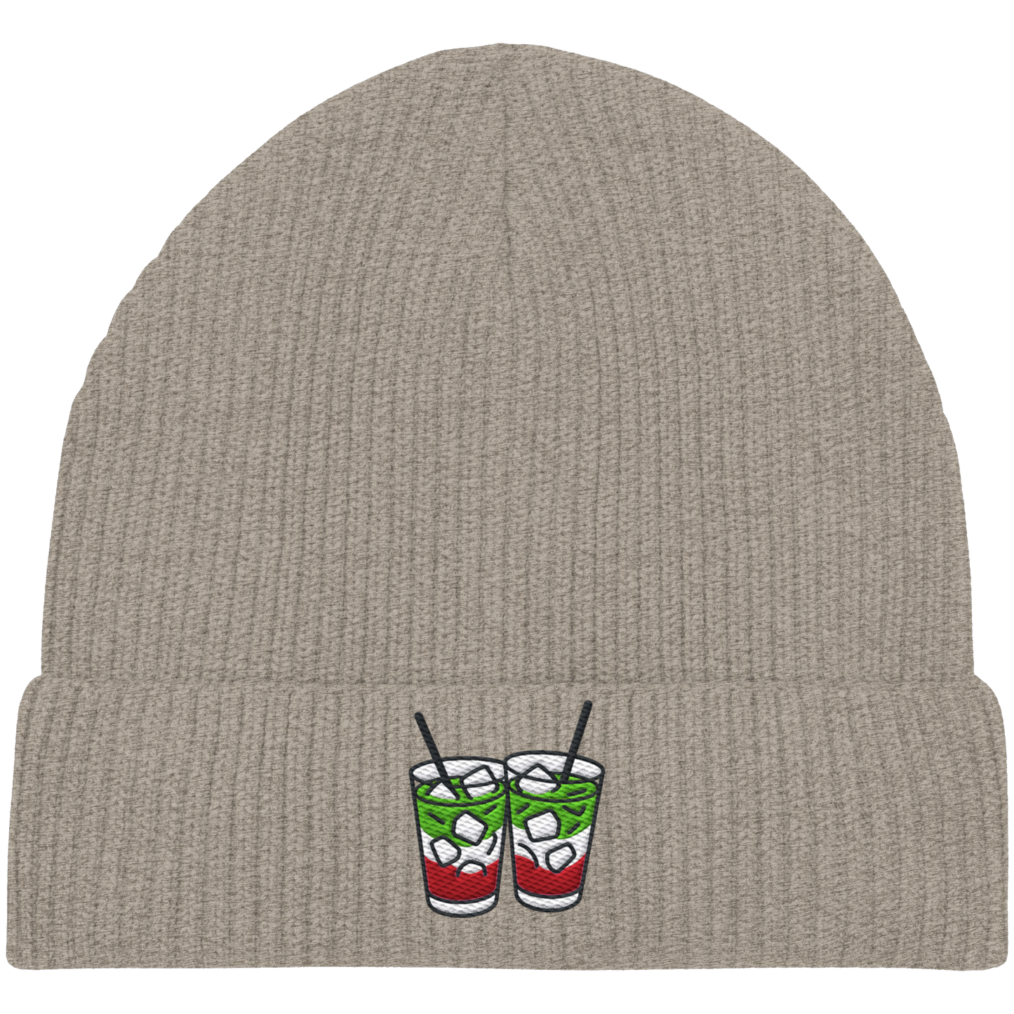 Strawberry Matcha Latte - Organic Fisherman Beanie