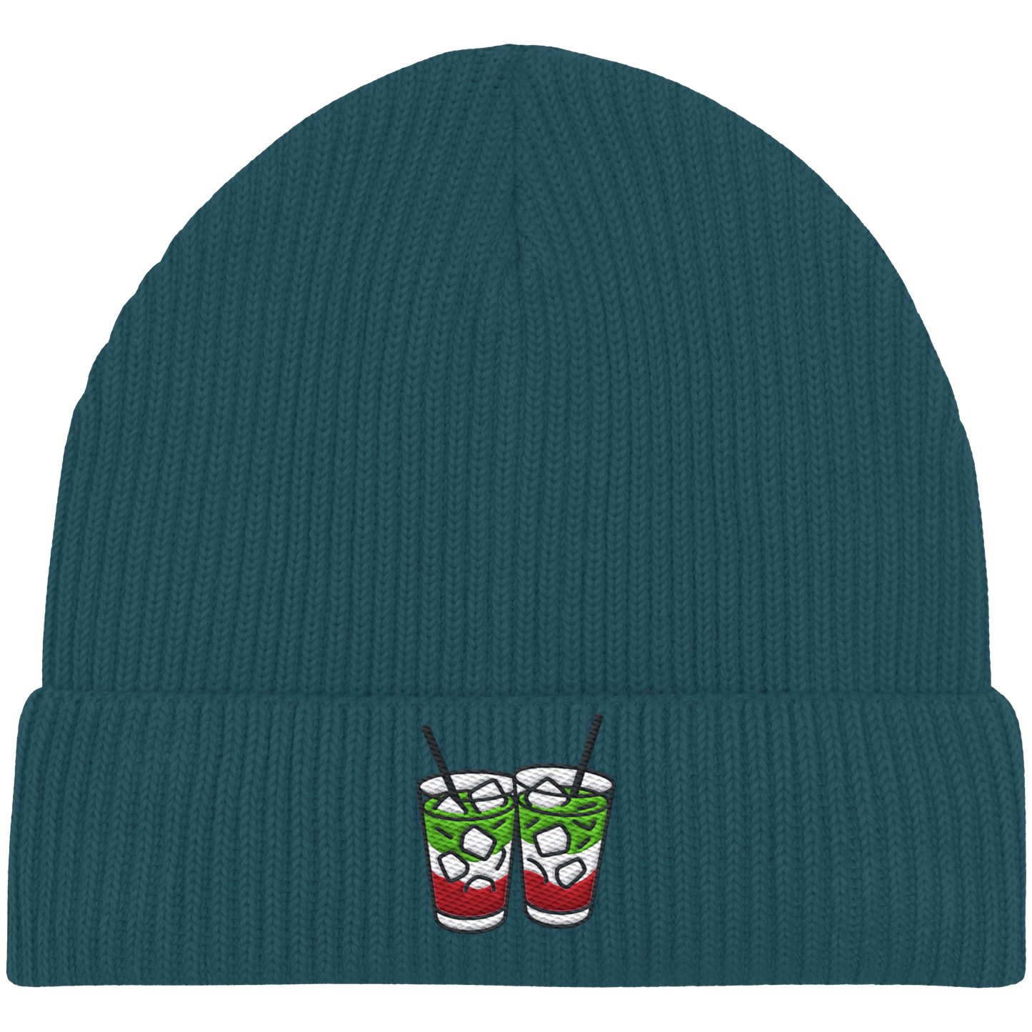 Strawberry Matcha Latte - Organic Fisherman Beanie