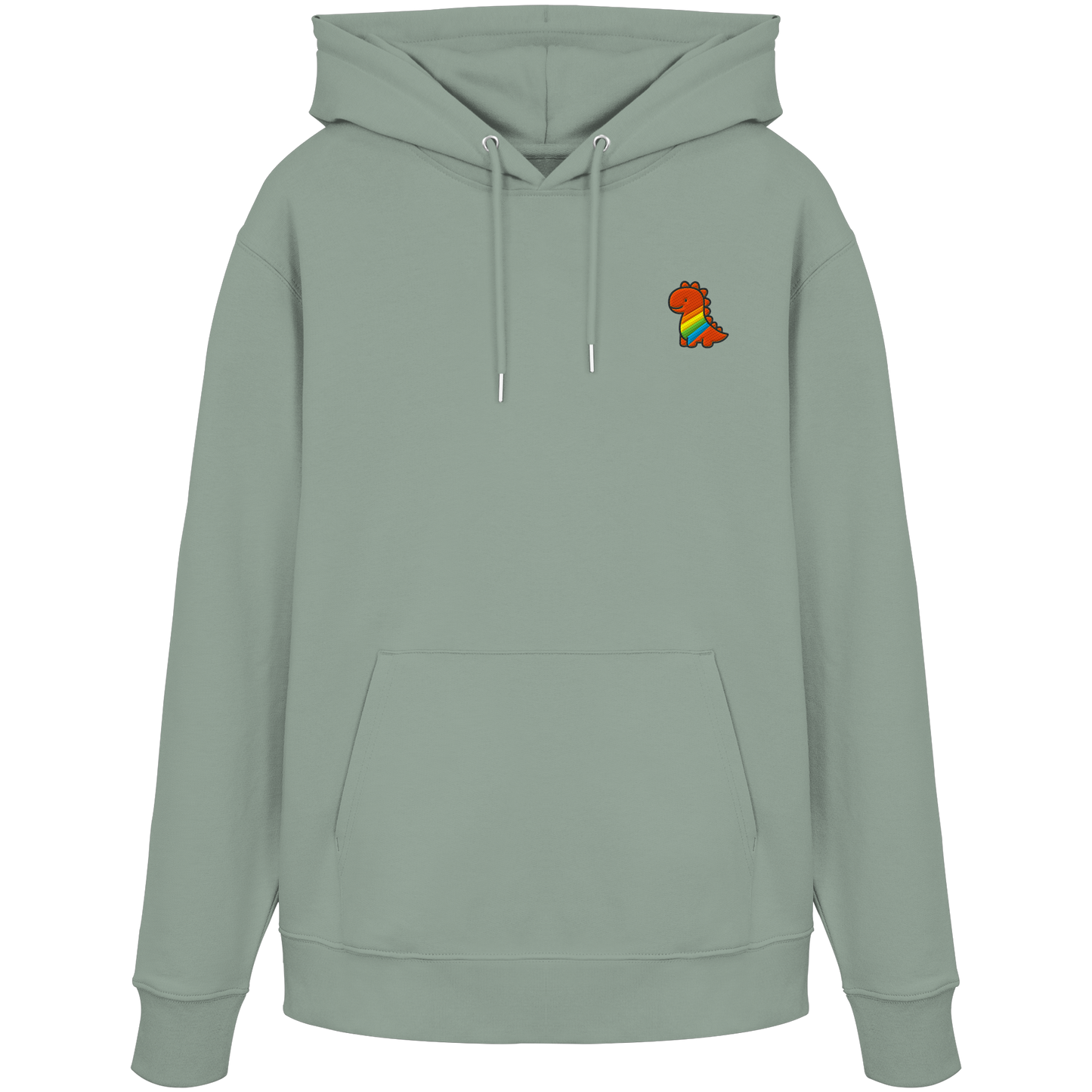 Rainbow Dino - Organic Hoodie