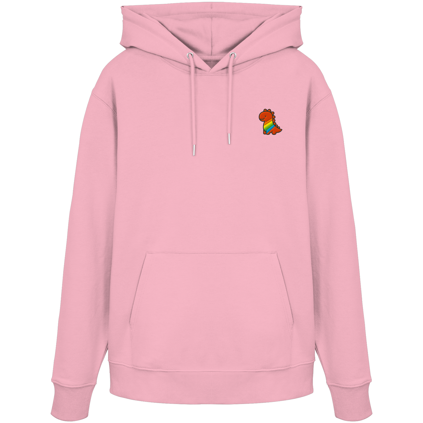 Rainbow Dino - Organic Hoodie