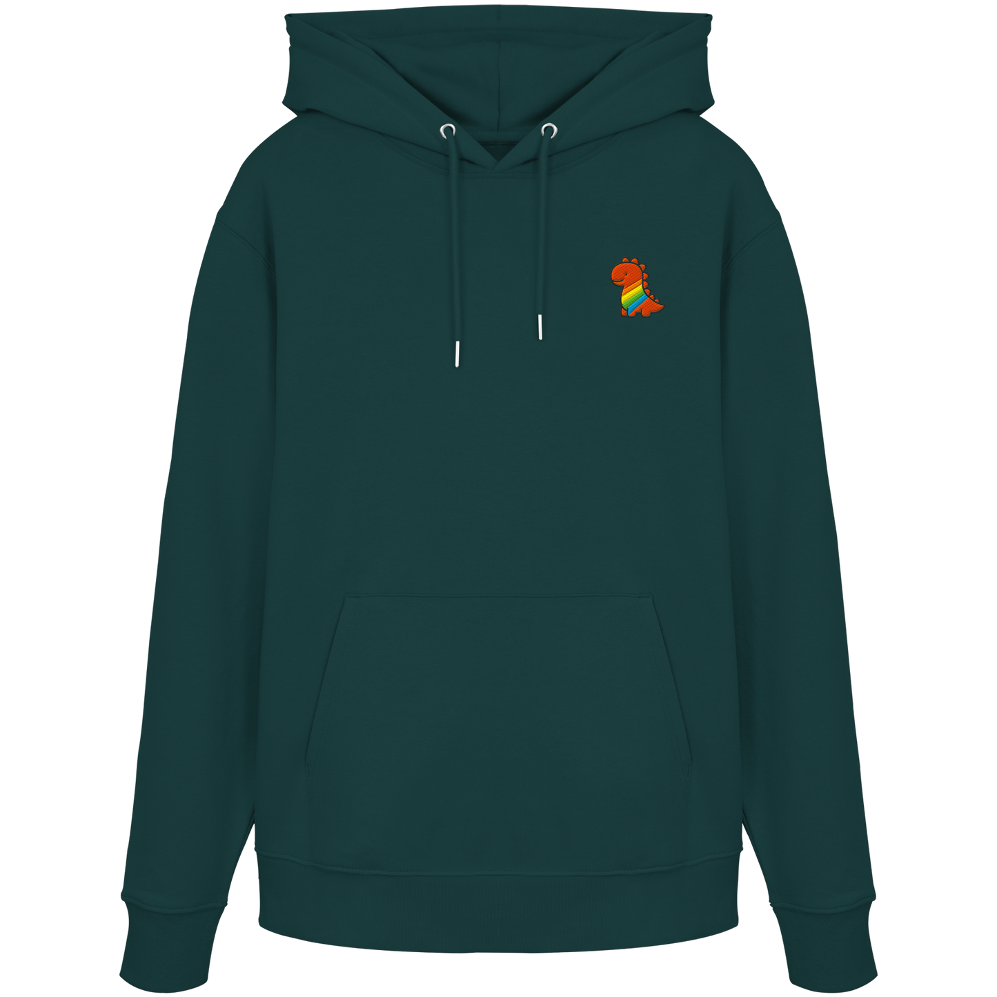 Rainbow Dino - Organic Hoodie