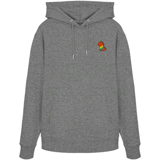 Rainbow Dino - Organic Hoodie