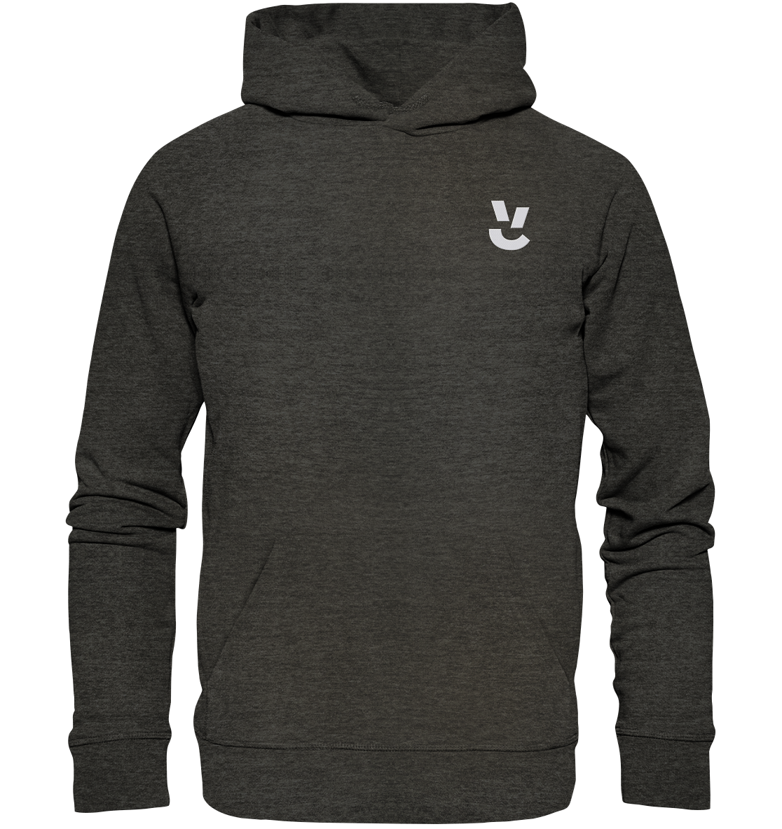 Codistry Logo Weiß - Organic Hoodie