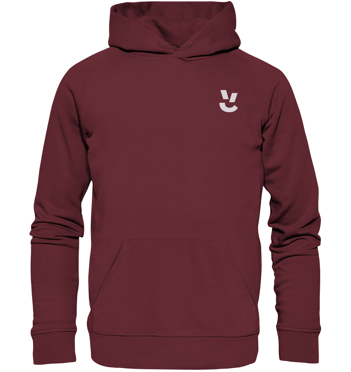 Codistry Logo Weiß - Organic Hoodie
