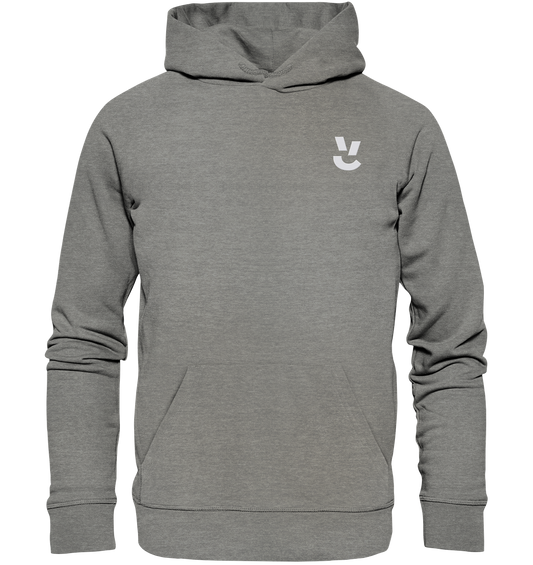Codistry Logo Weiß - Organic Hoodie