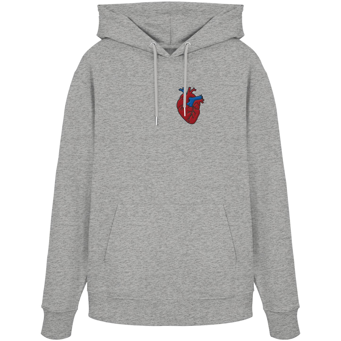 Anatomisch korrektes Herz - Organic Hoodie