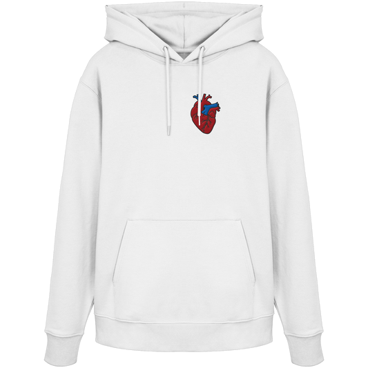 Anatomisch korrektes Herz - Organic Hoodie