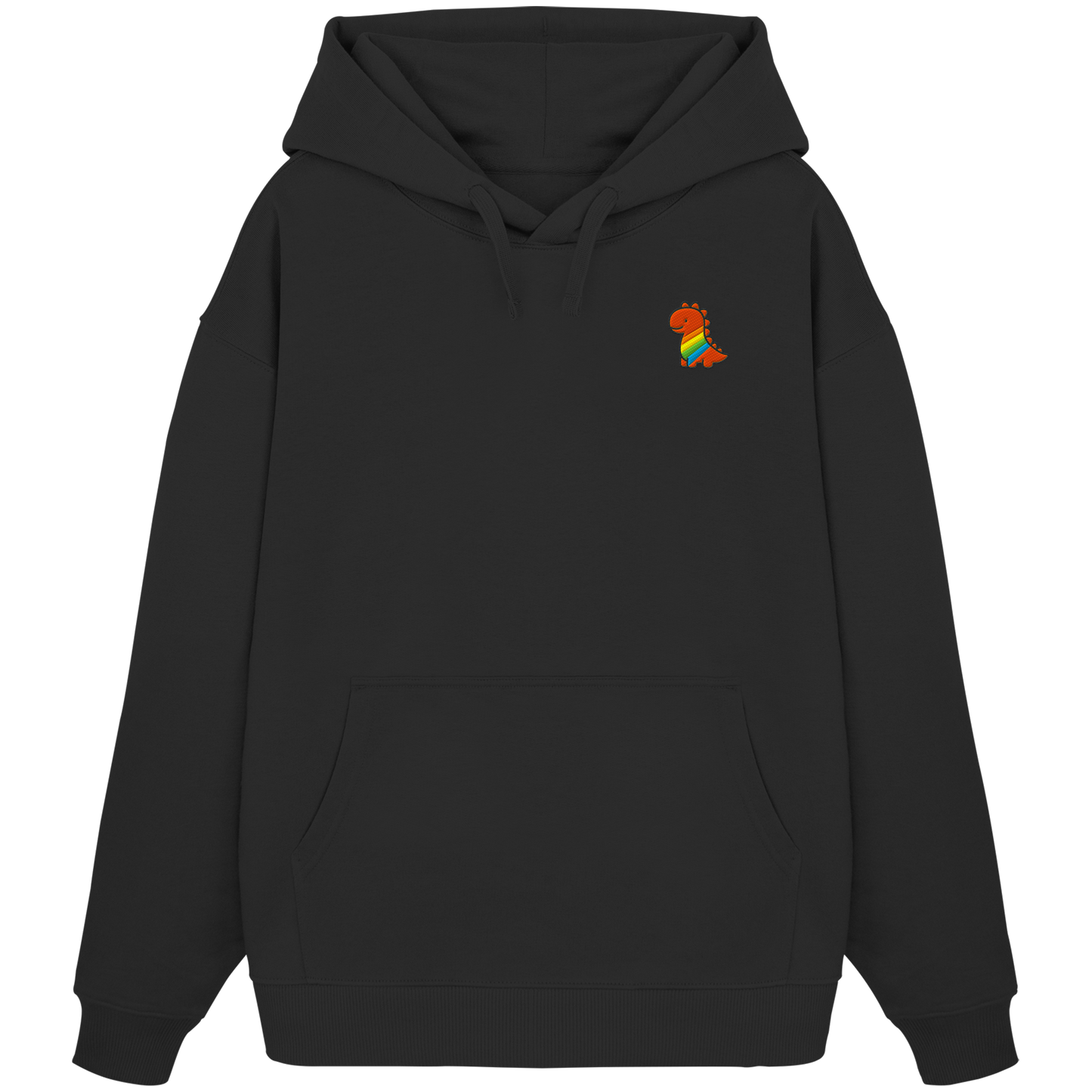 Rainbow Dino - Organic Oversize Hoodie