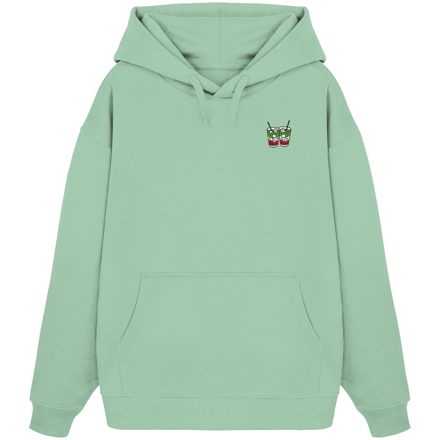 Strawberry Matcha Latte - Organic Oversize Hoodie