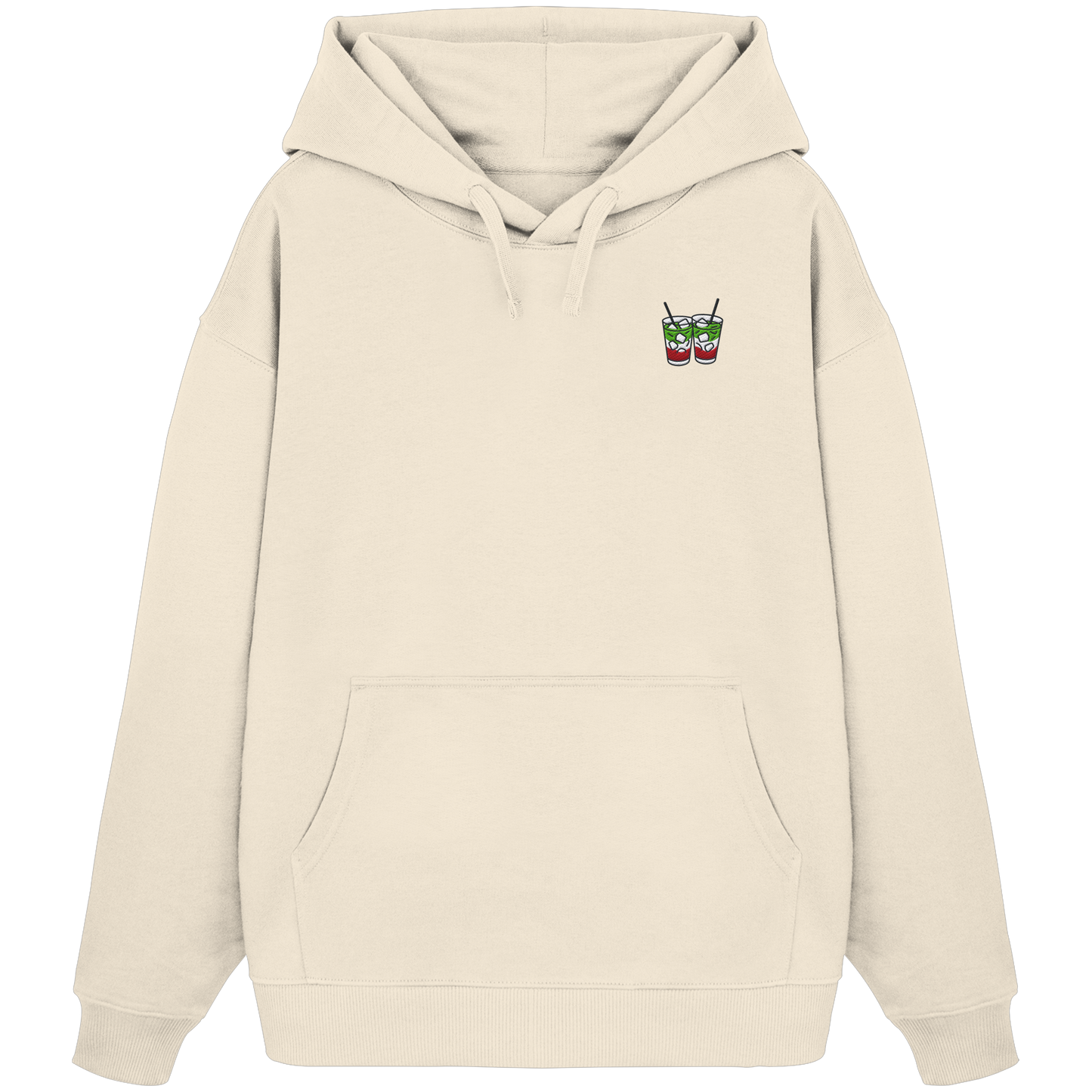 Strawberry Matcha Latte - Organic Oversize Hoodie