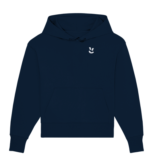 Codistry Logo Weiß - Organic Oversize Hoodie
