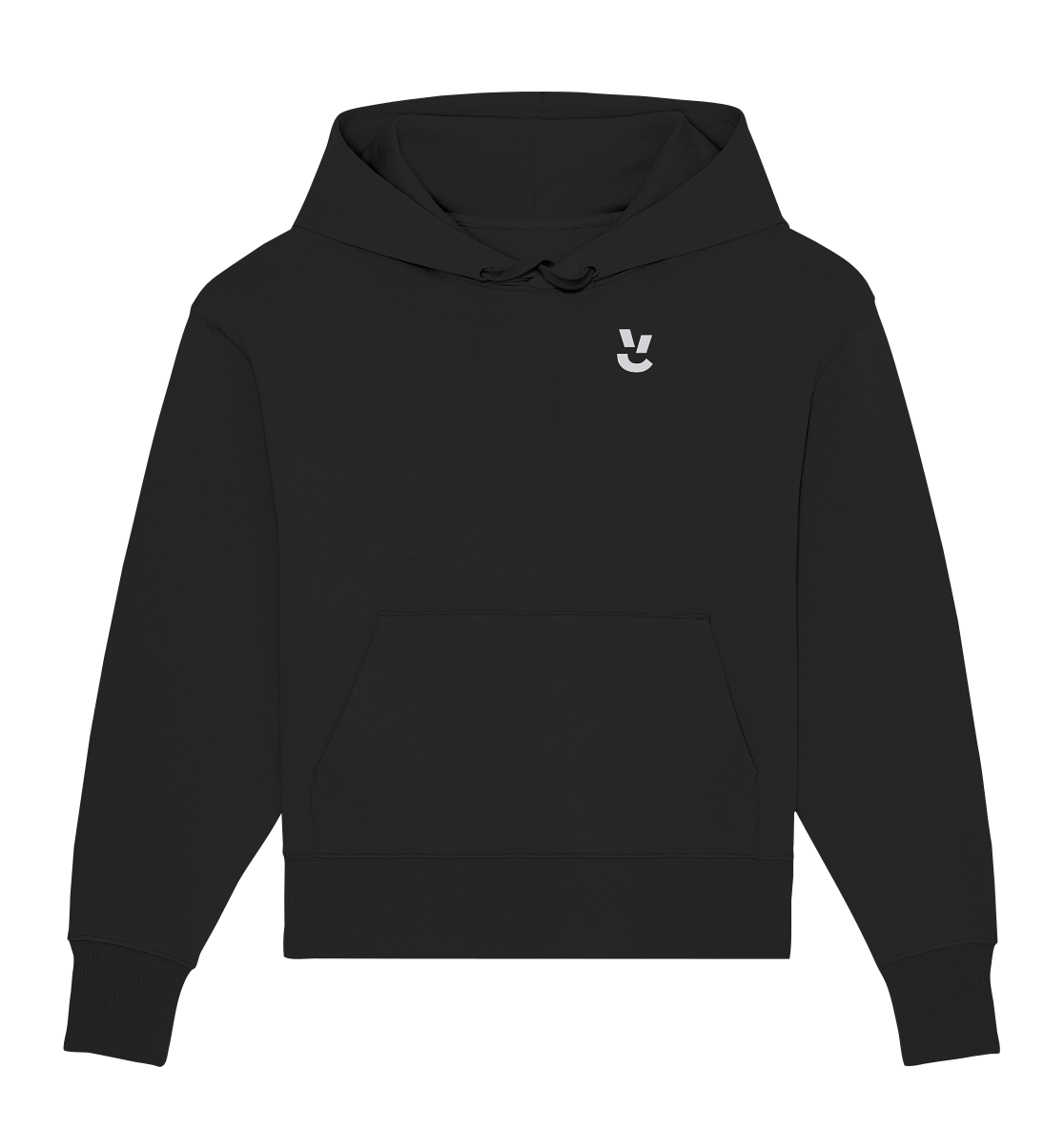 Codistry Logo Weiß - Organic Oversize Hoodie