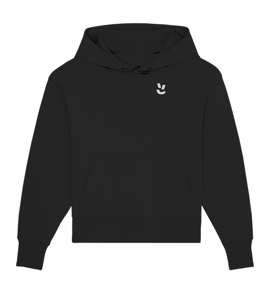 Codistry Logo Weiß - Organic Oversize Hoodie