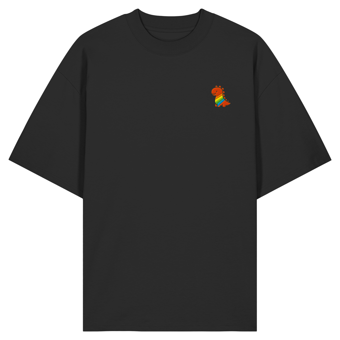 Rainbow Dino - Organic Oversize Shirt