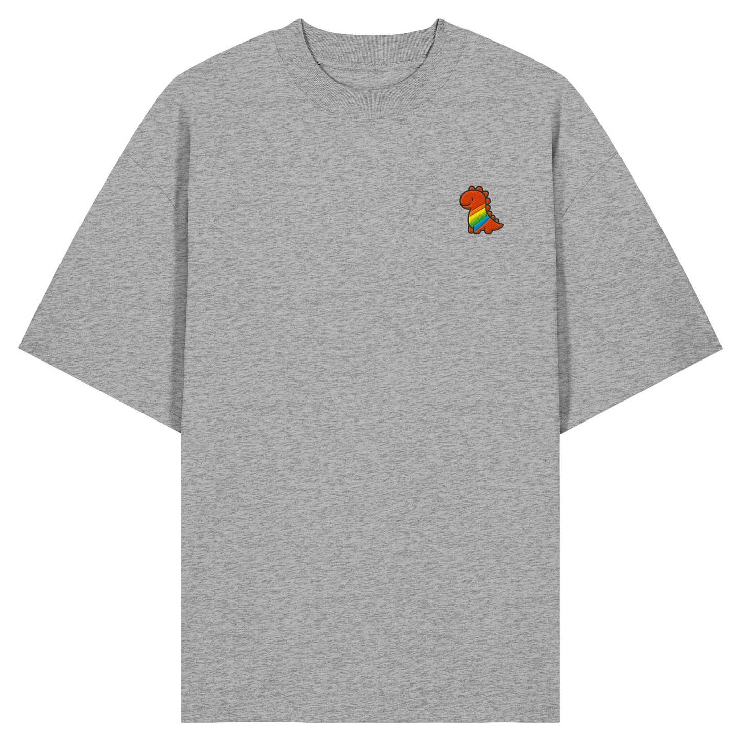 Rainbow Dino - Organic Oversize Shirt