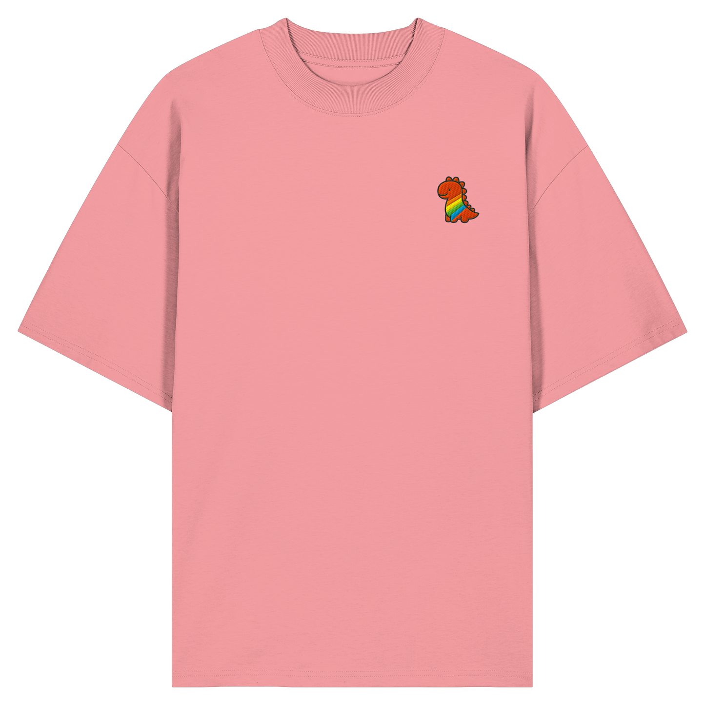 Rainbow Dino - Organic Oversize Shirt