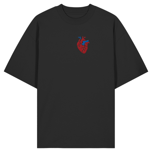 Anatomisch korrektes Herz - Organic Oversize Shirt