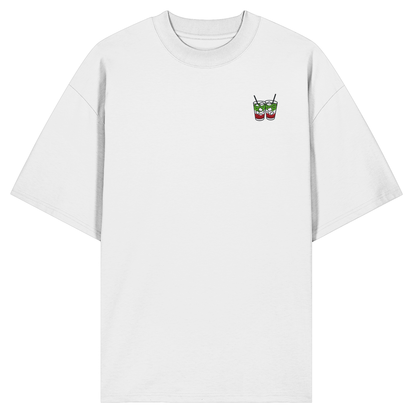 Strawberry Matcha Latte - Organic Oversize Shirt