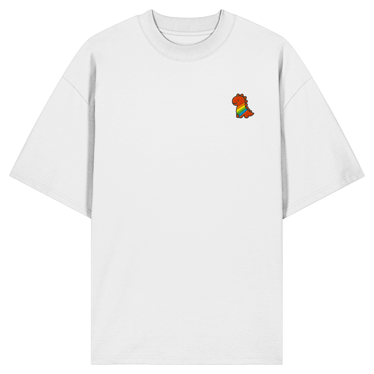 Rainbow Dino - Organic Oversize Shirt