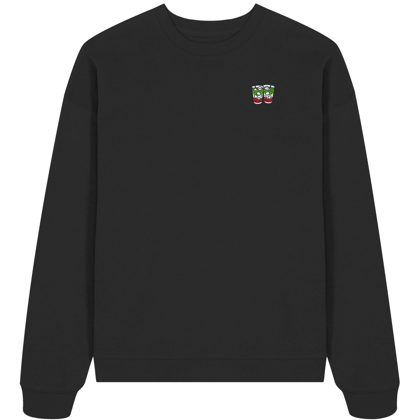 Strawberry Matcha Latte - Organic Oversize Sweatshirt