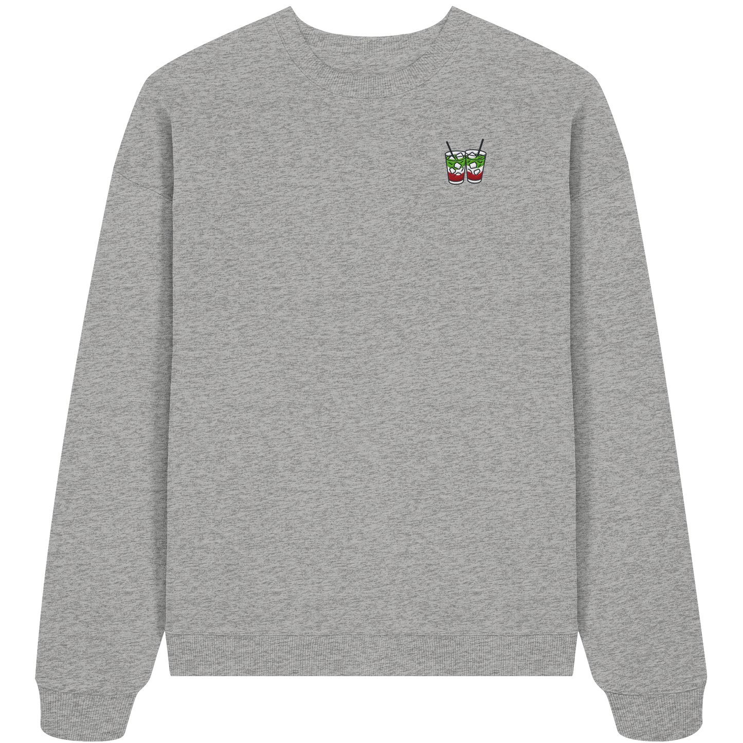 Strawberry Matcha Latte - Organic Oversize Sweatshirt