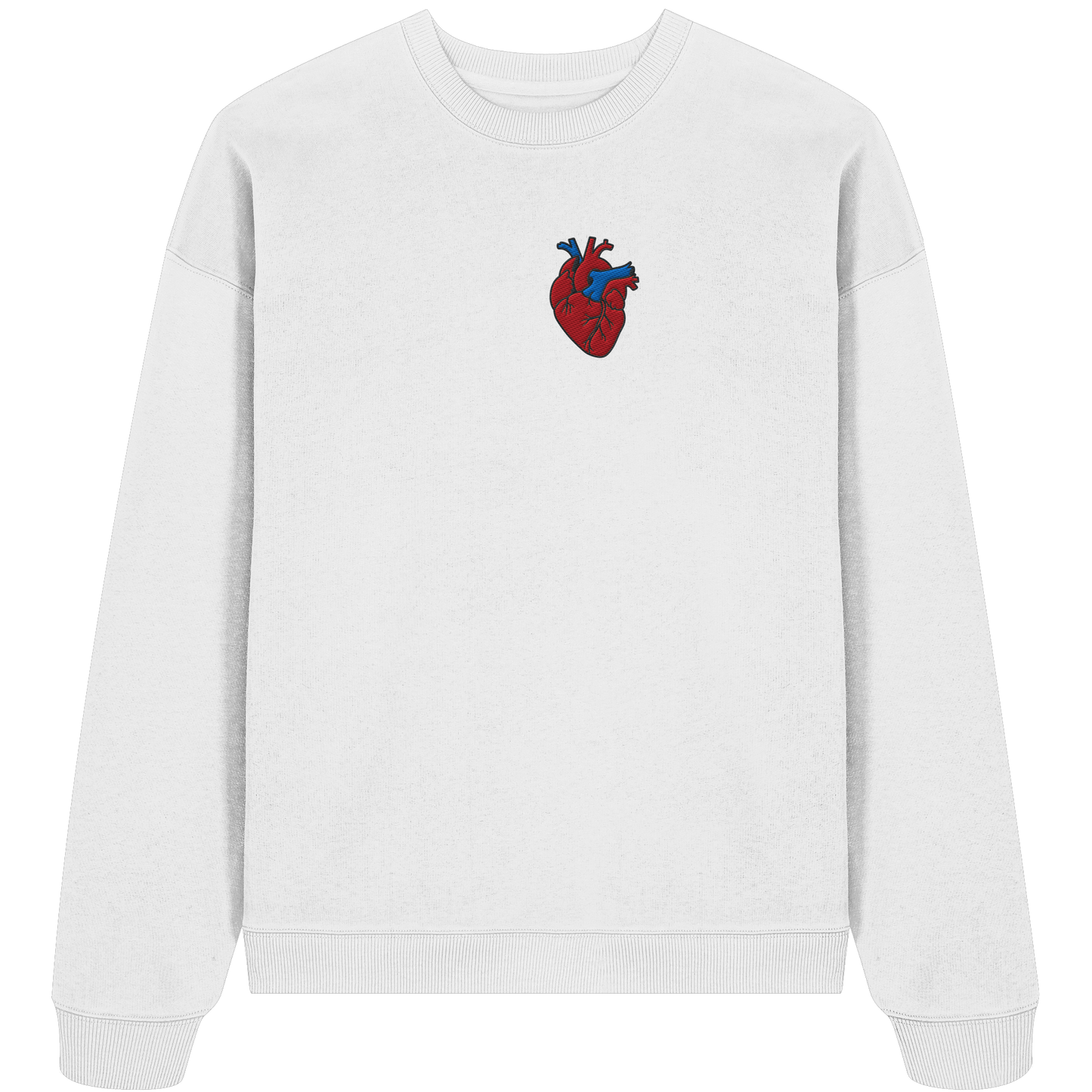 Anatomisch korrektes Herz - Organic Oversize Sweatshirt