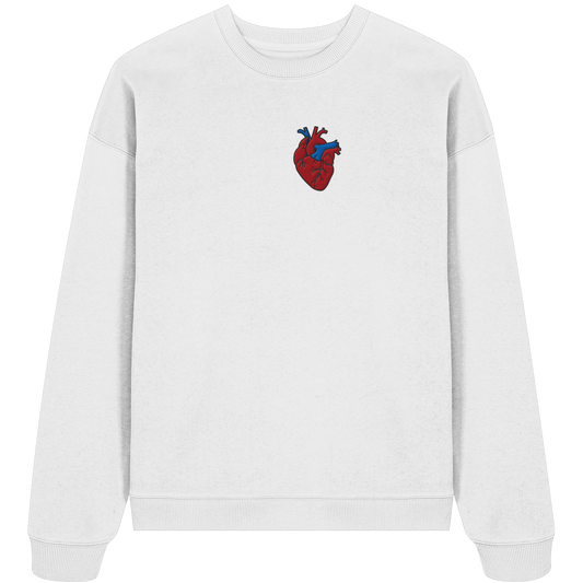 Anatomisch korrektes Herz - Organic Oversize Sweatshirt