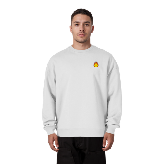 Happy Flame - Organic Oversize Sweatshirt