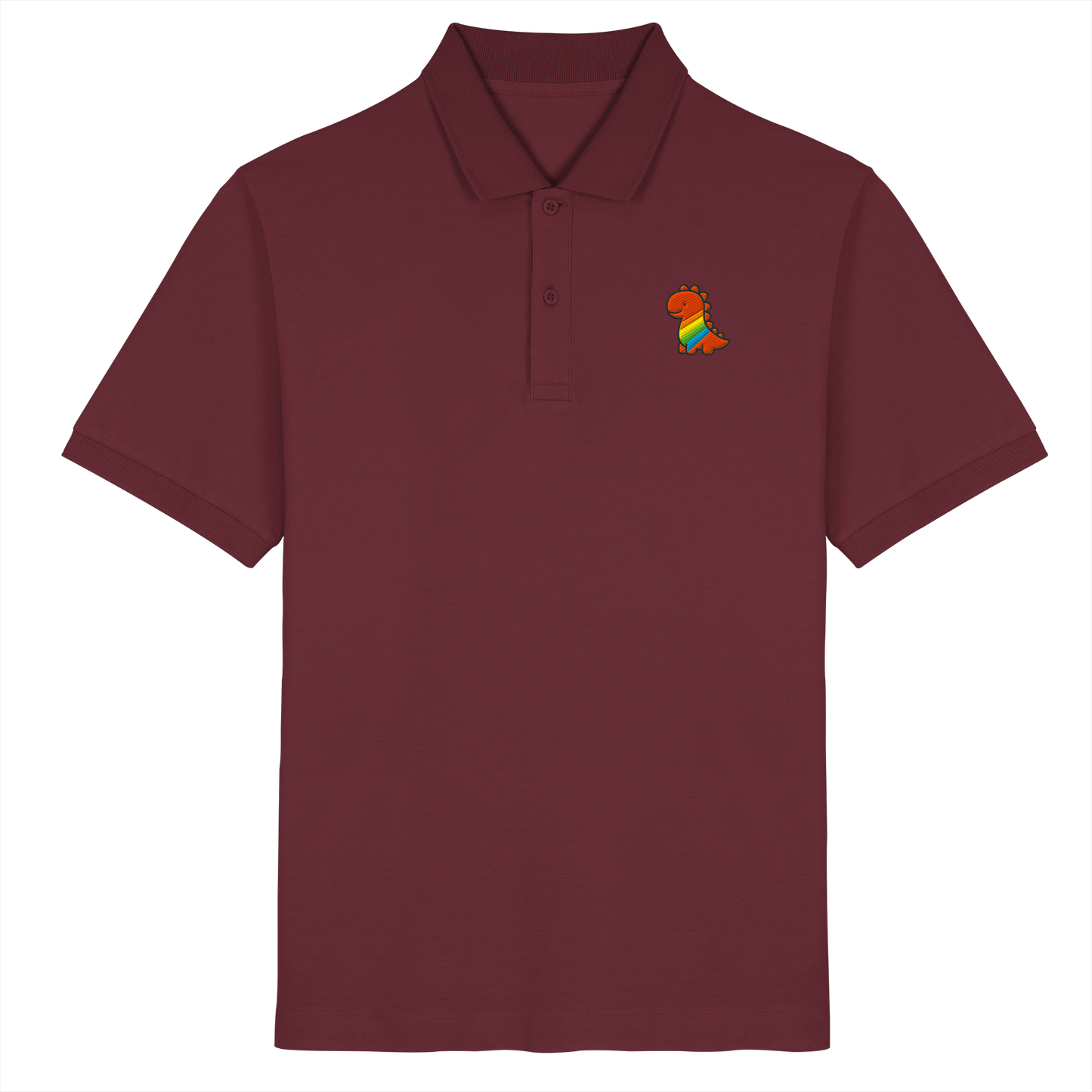 Rainbow Dino - Organic Poloshirt