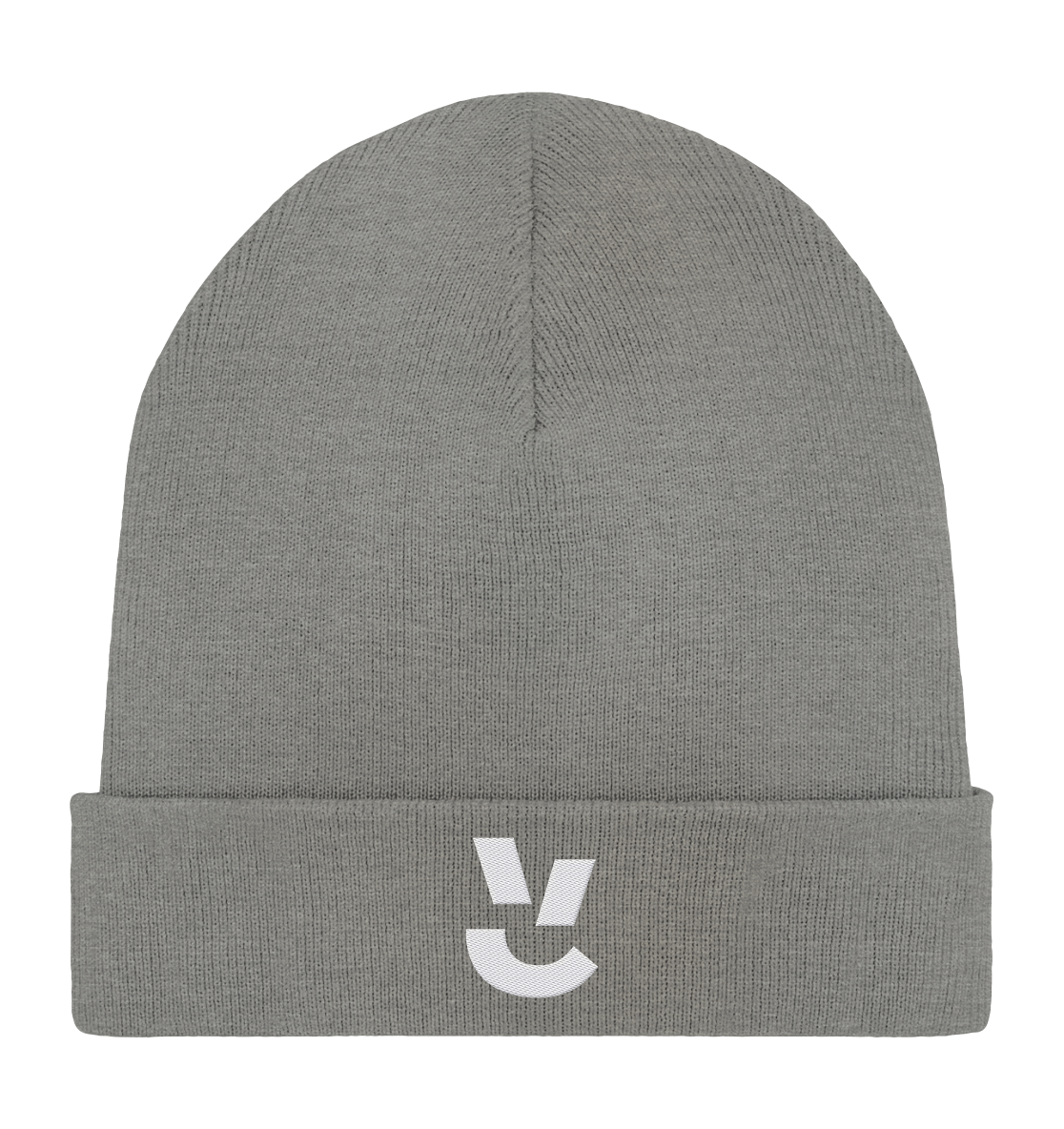 Codistry Logo Weiß - Organic Rib Beanie