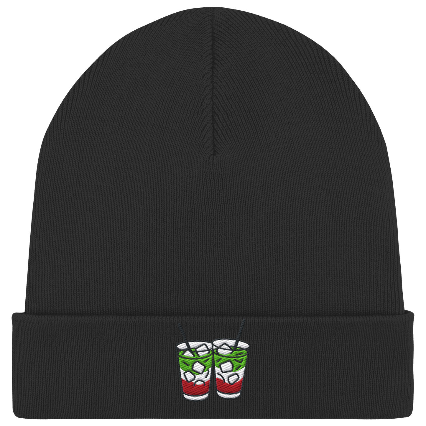 Strawberry Matcha Latte - Organic Rib Beanie